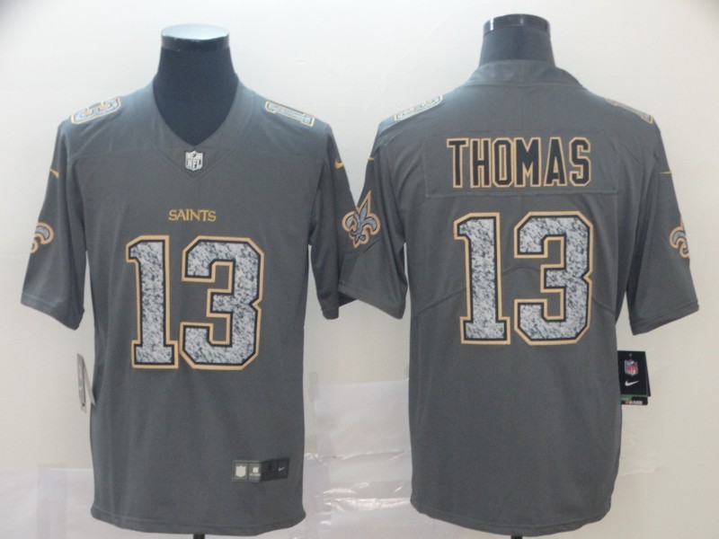 Men's New Orleans Saints Michael Thomas #13 Gray Jersey